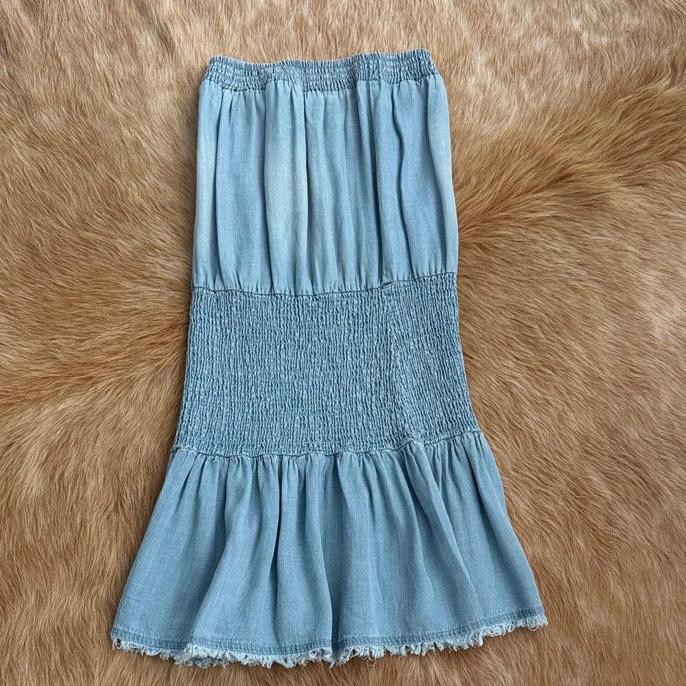 Muche et muchette denim mini dress